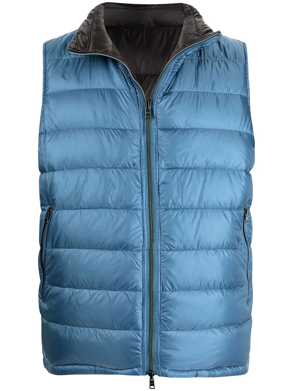 reversible padded gilet - 1