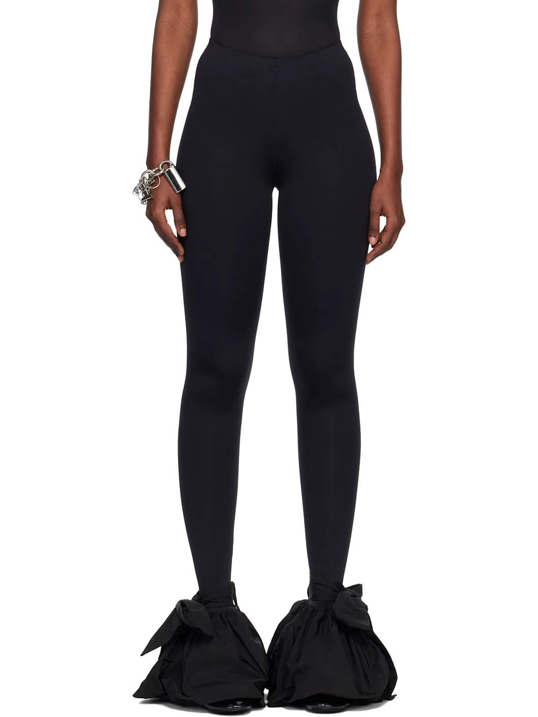 Black Pouf Leggings - 1