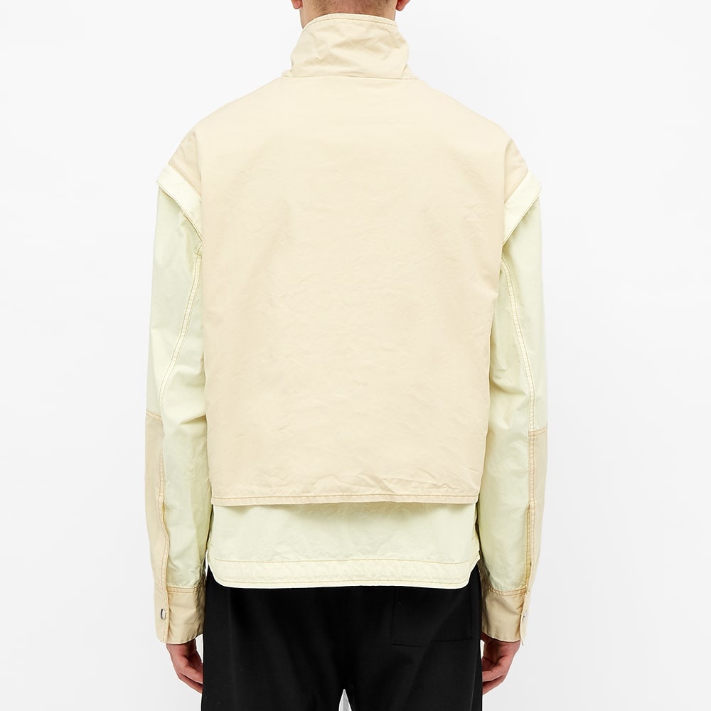 Jil Sander Zip Sleeve Panelled Windbreaker - 6