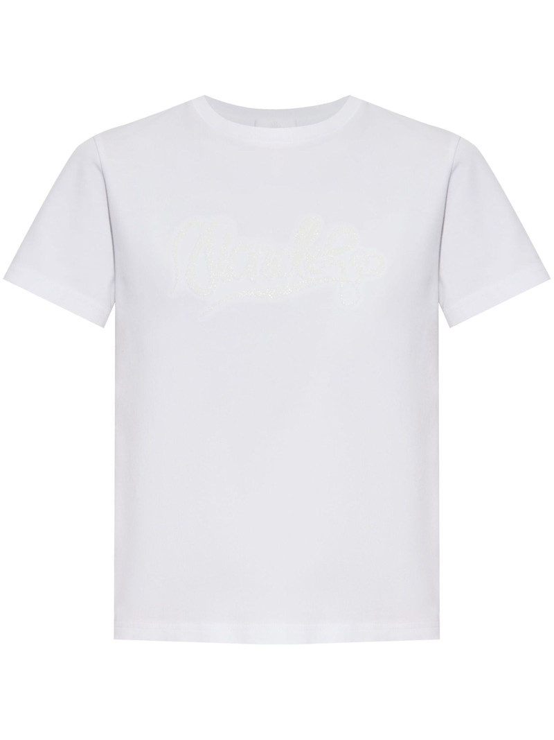Logo-embroidered T-shirt 1