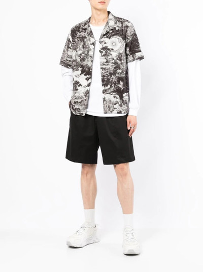 Neil Barrett mid-rise Bermuda shorts outlook