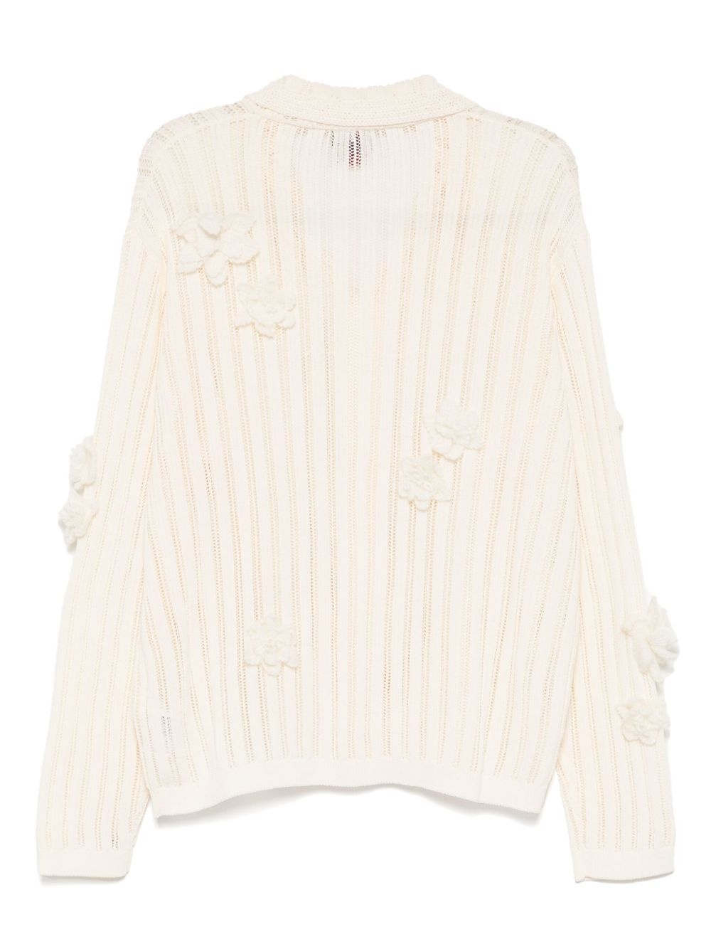 flower laced shirt - 2
