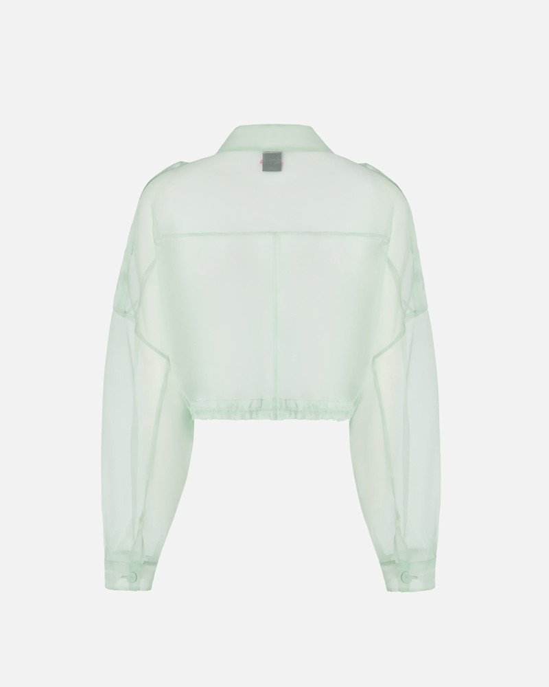 PINKO CROPPED PEA COAT IN PURE SILK ORGANZA outlook