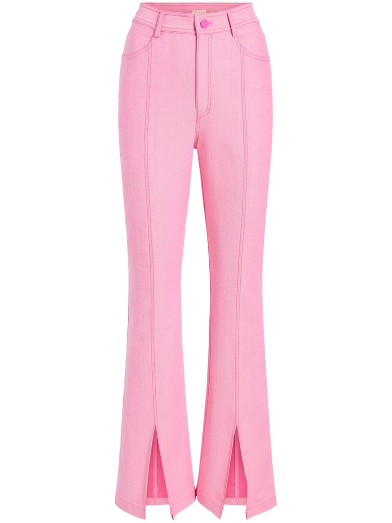 Shanis high-rise panelled jeans 1