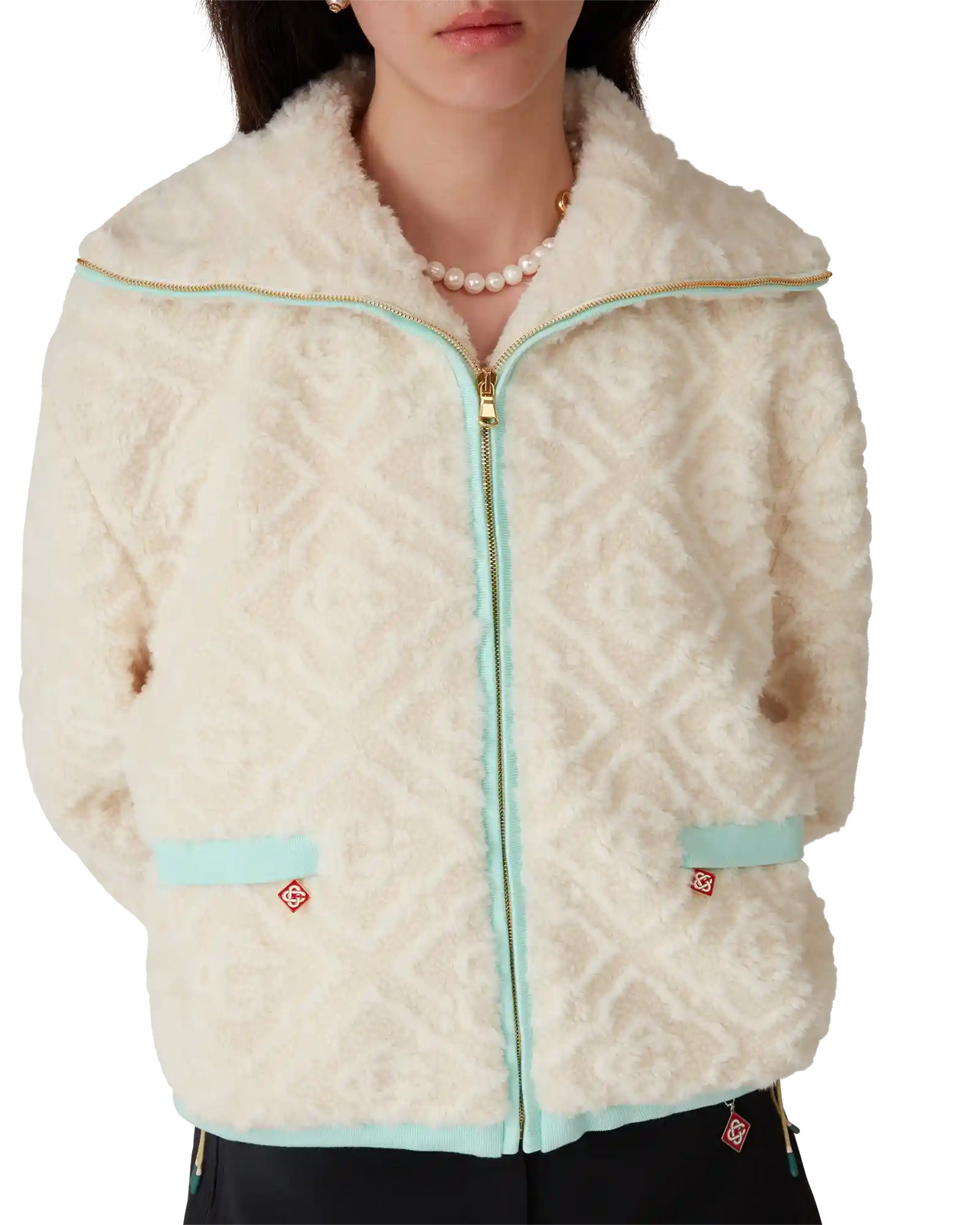Monogram Jacquard Fleece Jacket - 5