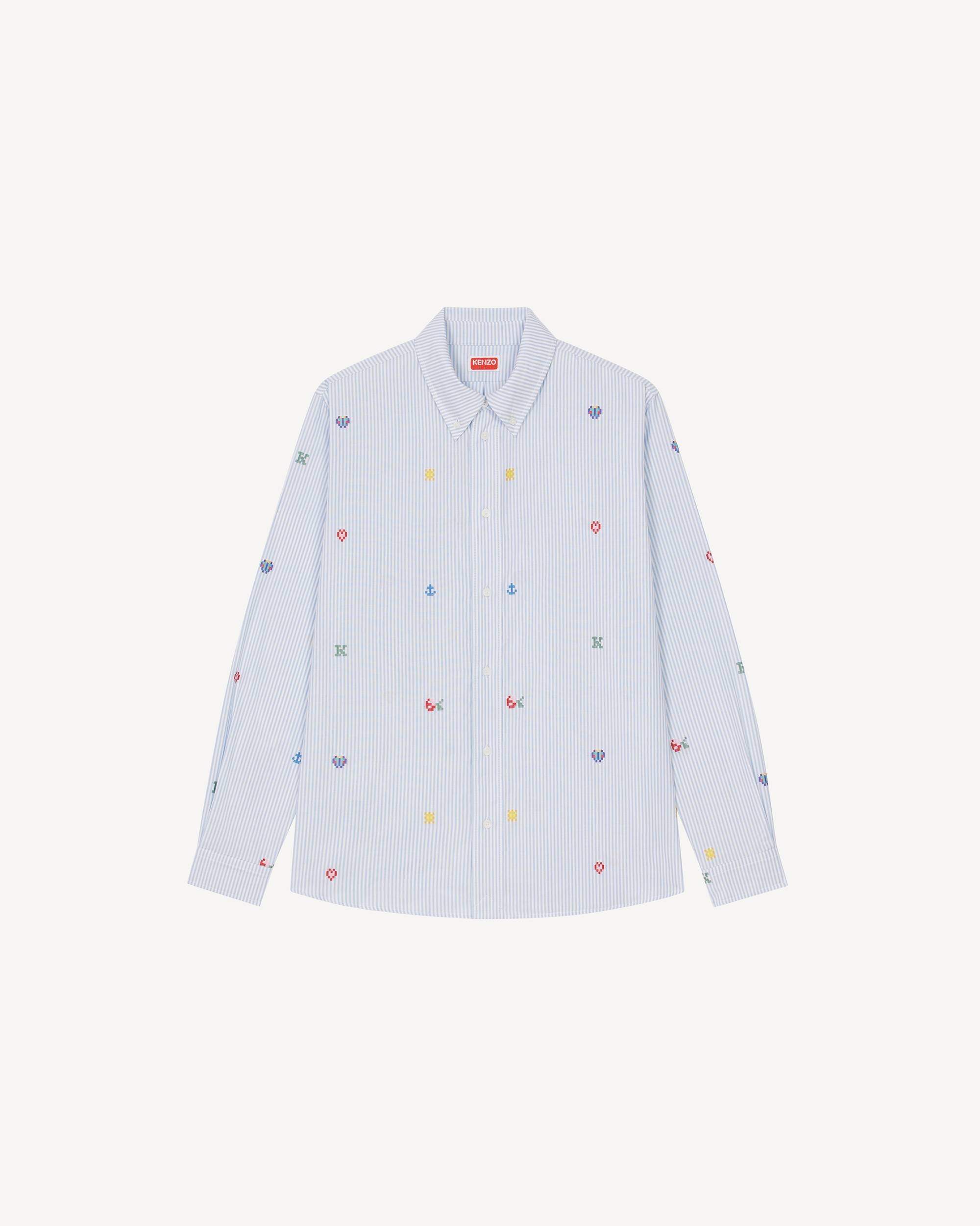 'KENZO Pixel' striped casual shirt - 1