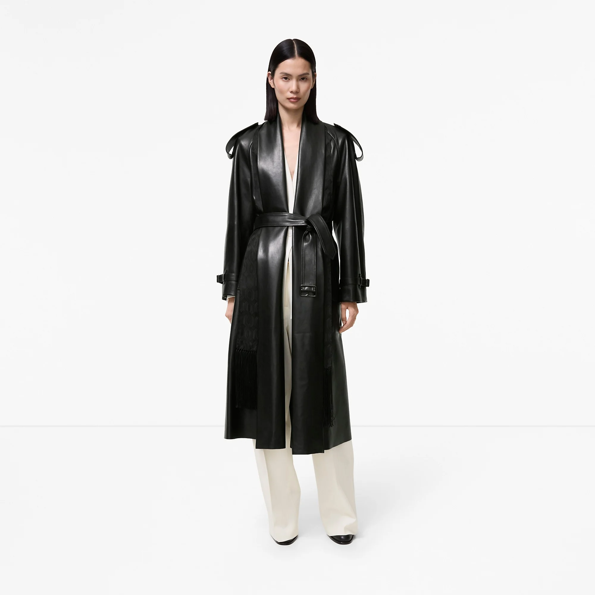 Leather Lemlair Coat - 1
