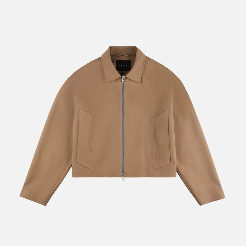 Jacket in cotton gabardine 1