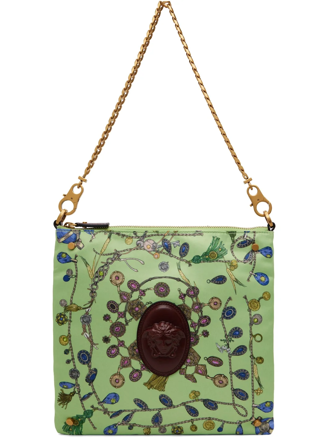 Green Cabine Printed Duchesse Bag - 1