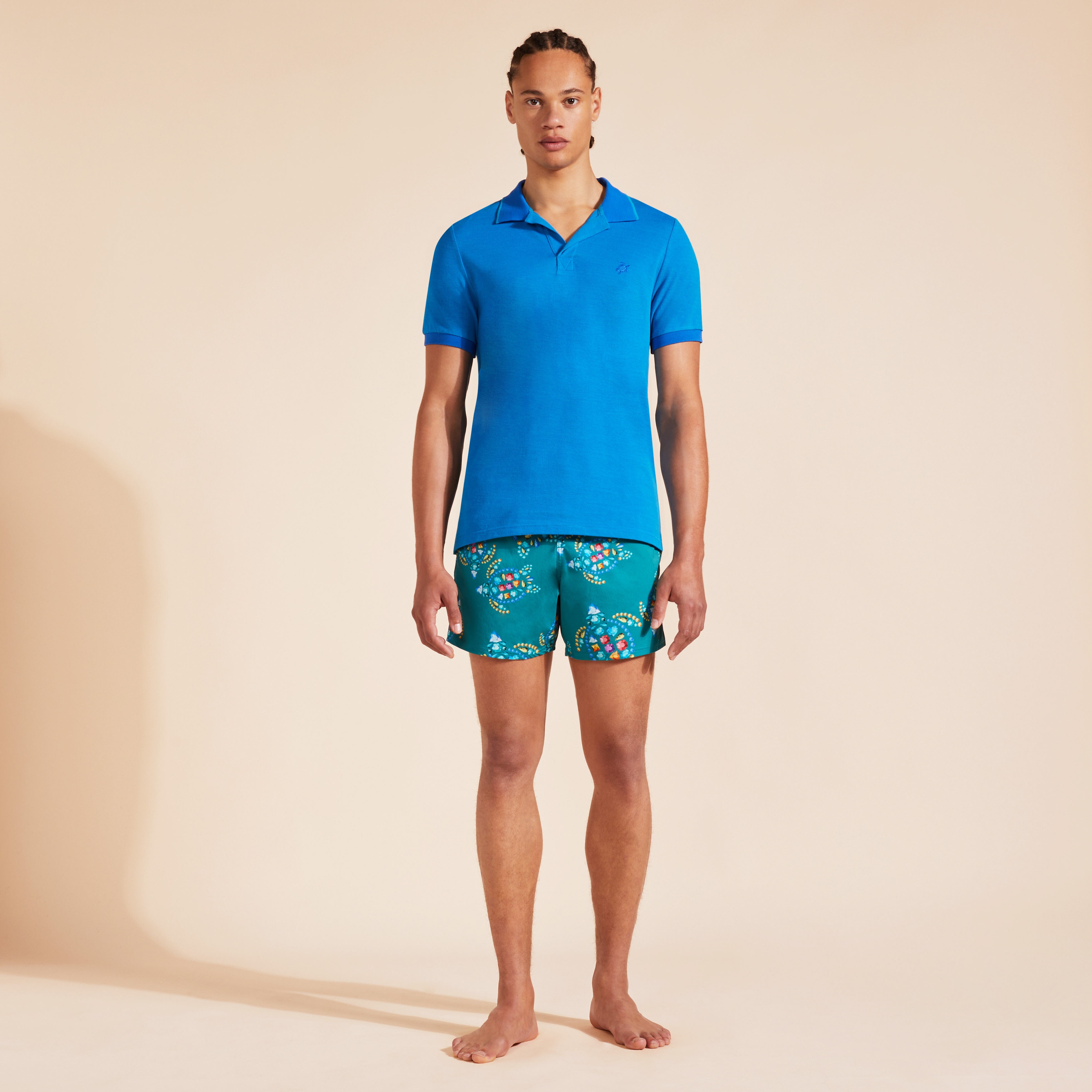 Men Cotton Polo Solid - 3