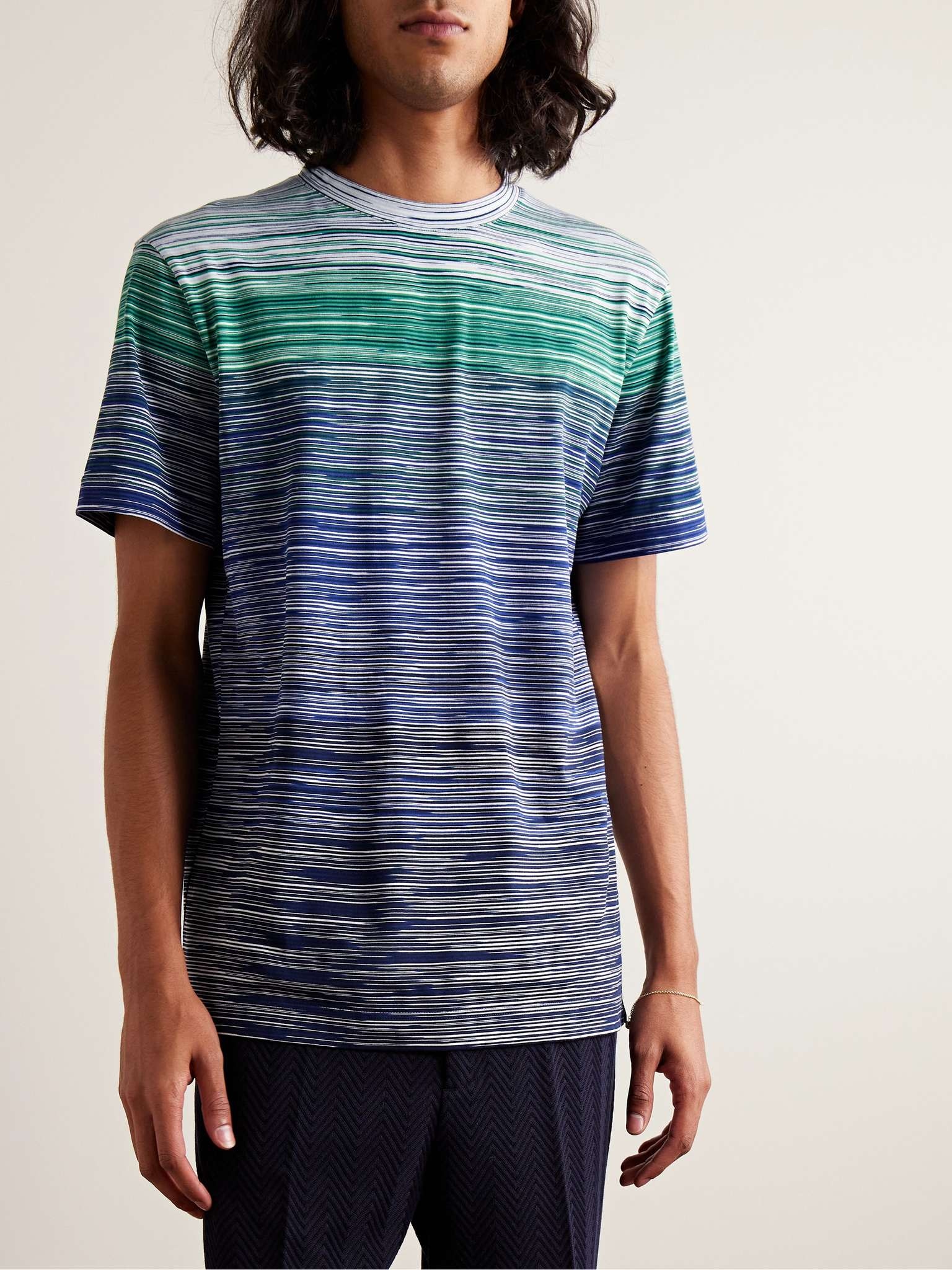 Space-Dyed Dégradé Cotton-Jersey T-Shirt - 3