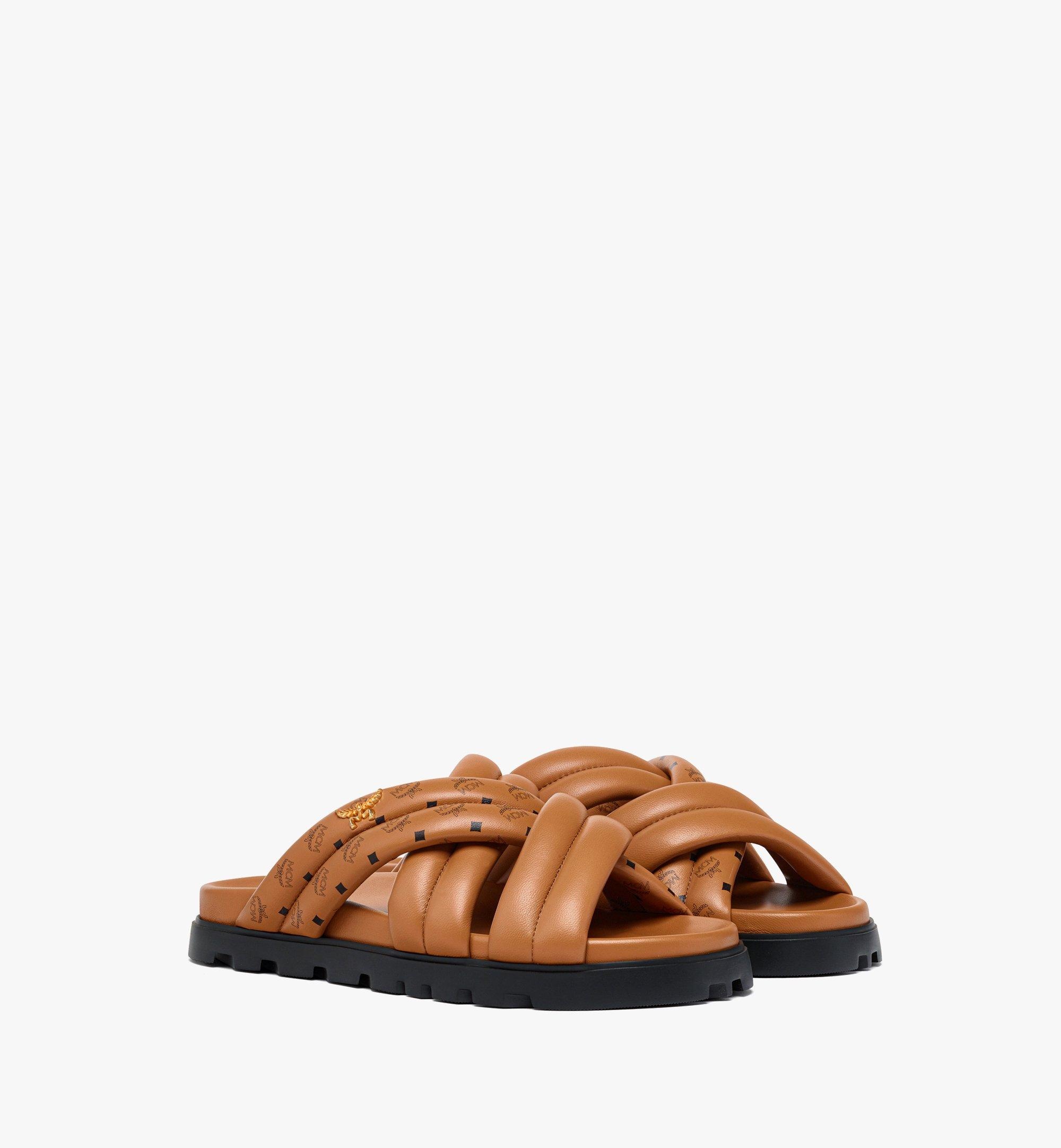 MCM Monogram Slides Orange