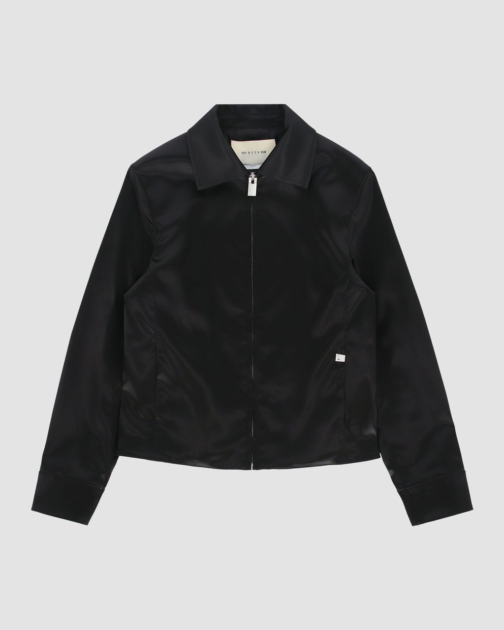 MICRO BUCKLE SATIN JACKET - 1