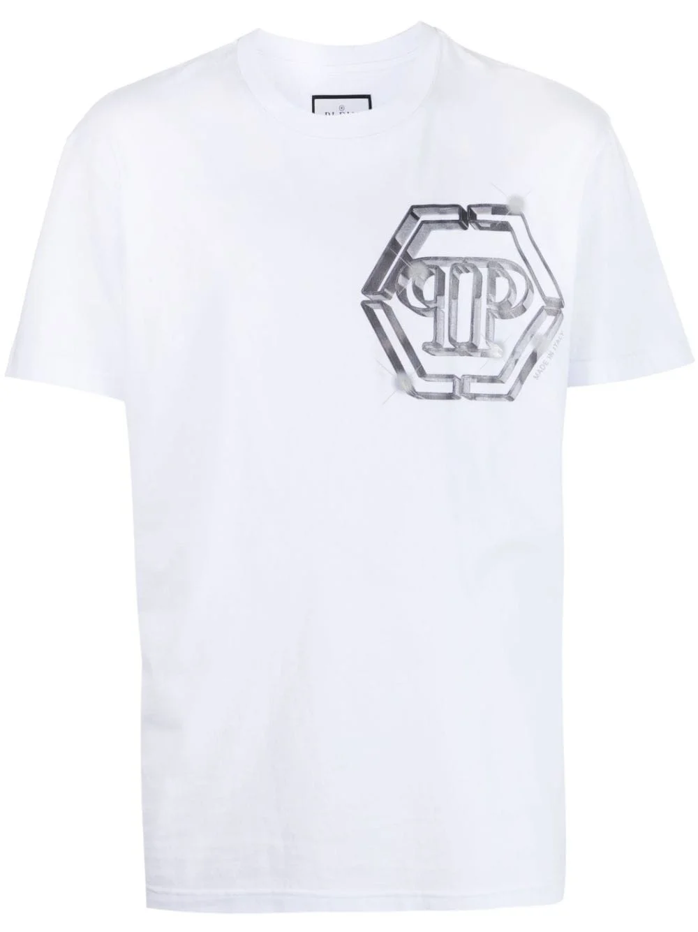 logo-print cotton T-shirt - 1
