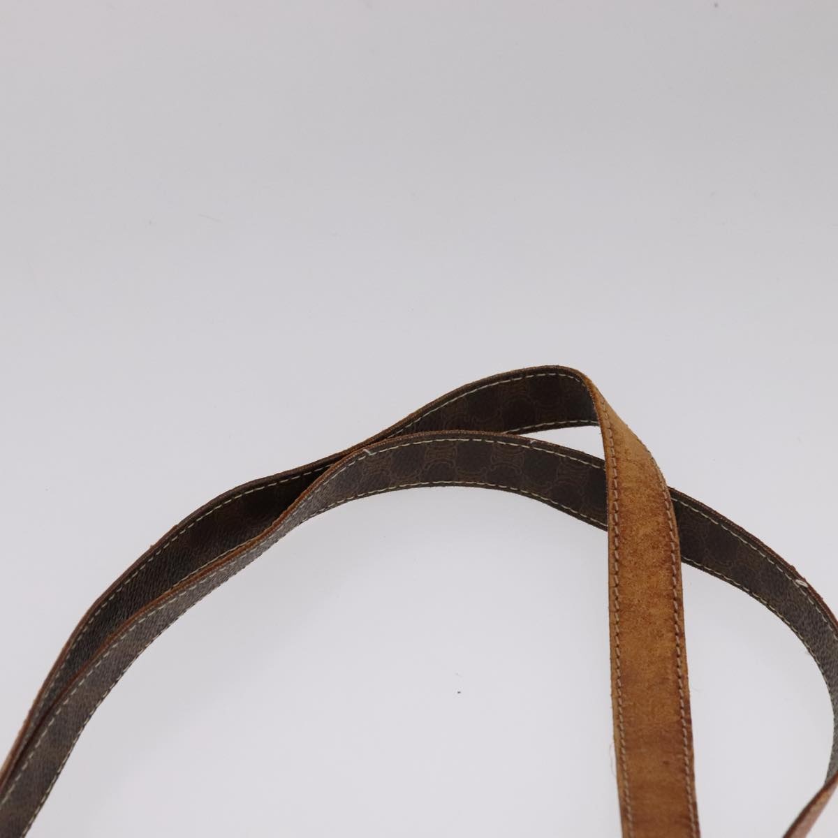 CELINE Macadam Canvas Tote Bag Pvc Brown Gold - 8