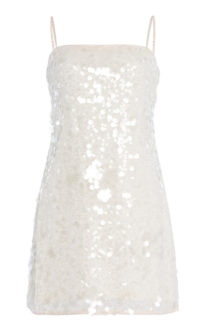Lollie Embellished Mini Dress ivory - 1