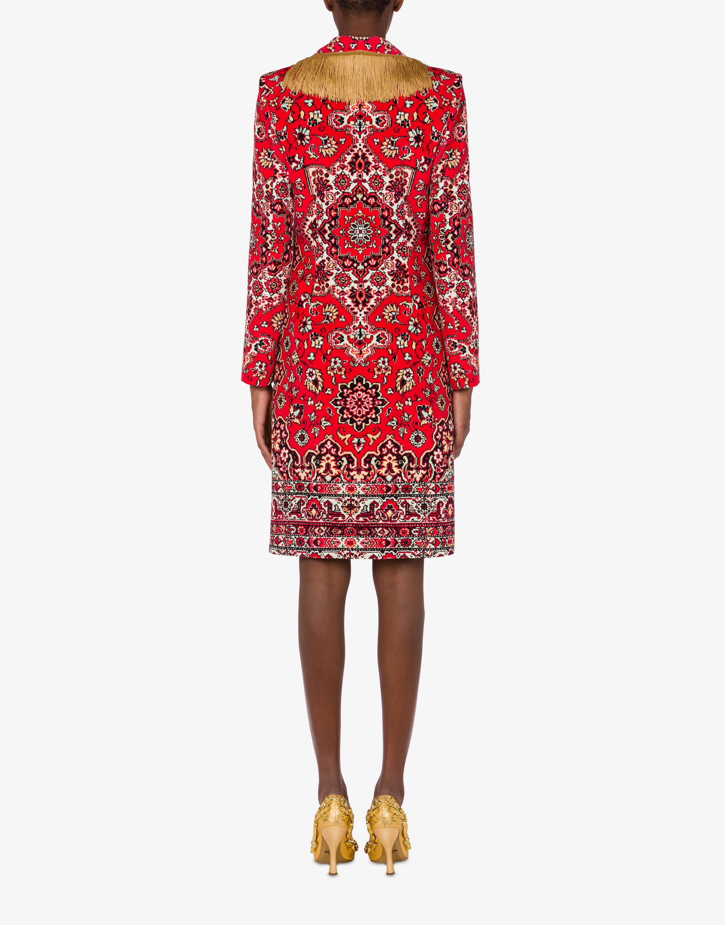 RUG PRINT VELVET COAT - 3