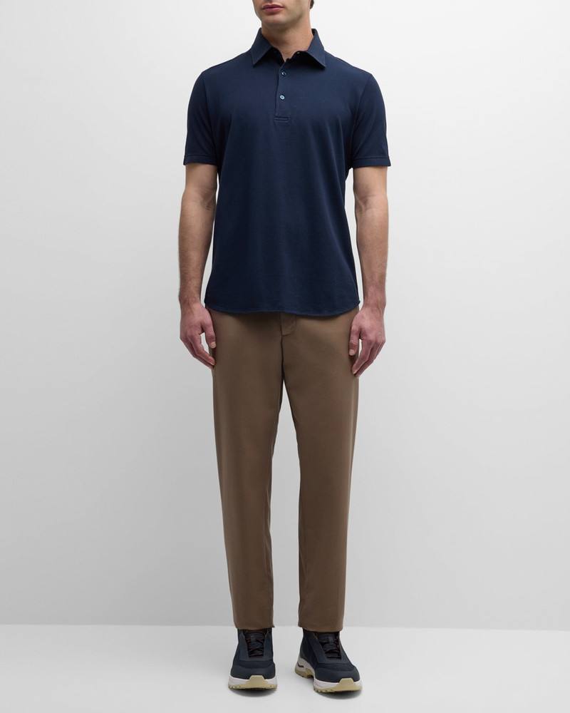 Loro Piana Men's Cotton Pique Polo Shirt outlook