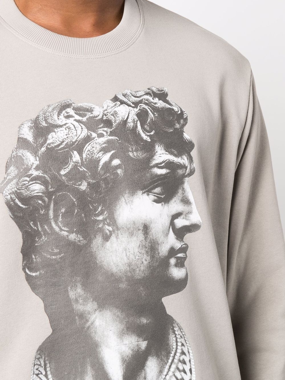 statue print sweatshirt - 5