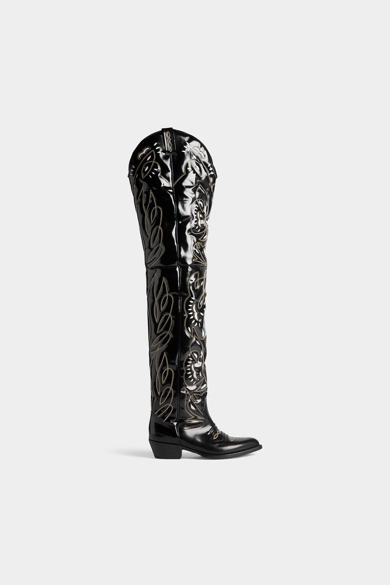 D2 OVER-THE-KNEE COWBOY BOOTS - 1