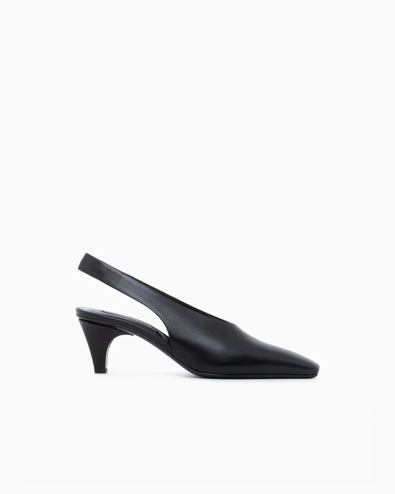 DECOLLETE SHOE LEATHER LINING AND LEATHER SOLE - 1