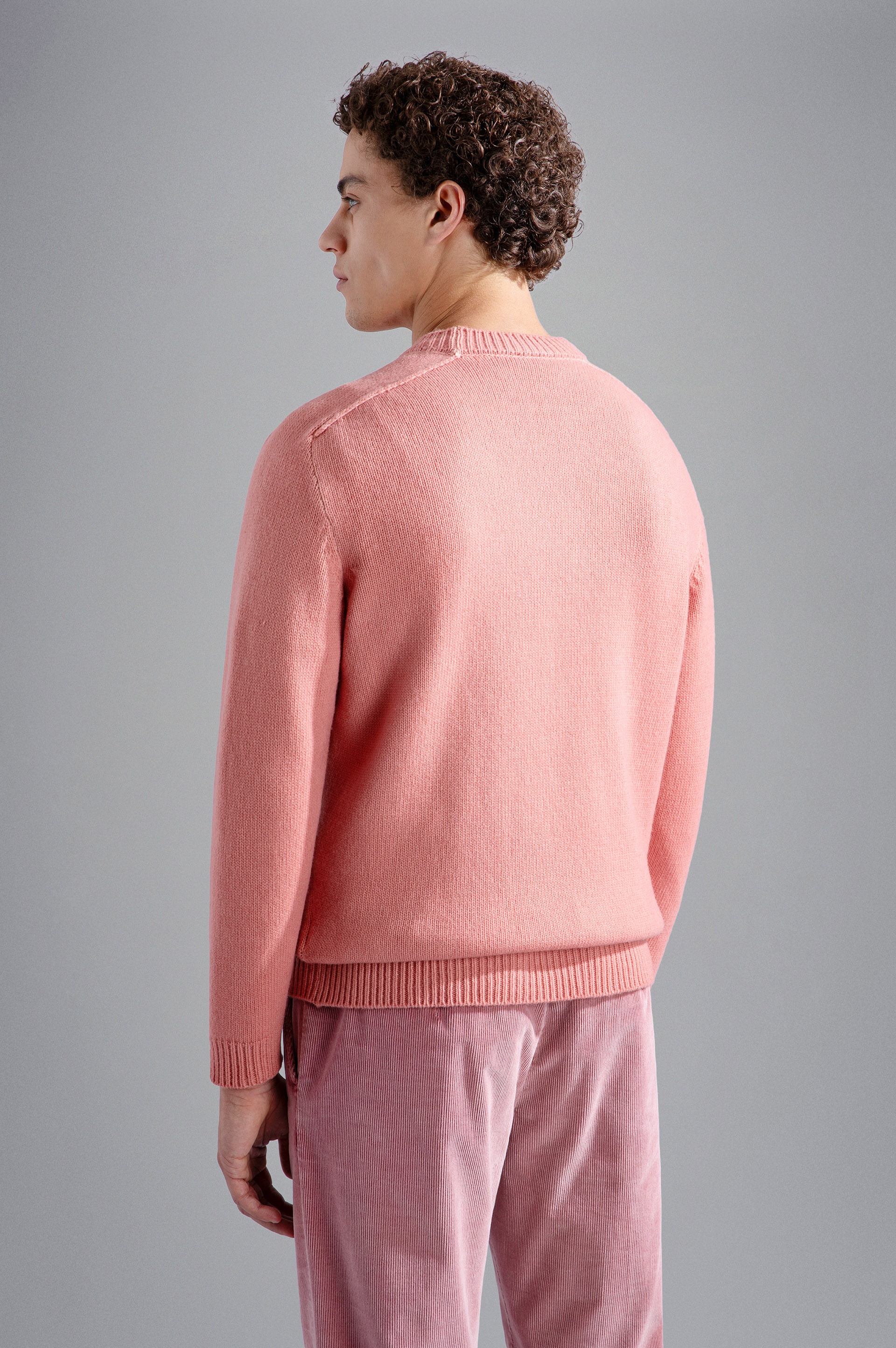 GARMENT DYED RE-WOOL SWEATER - 3