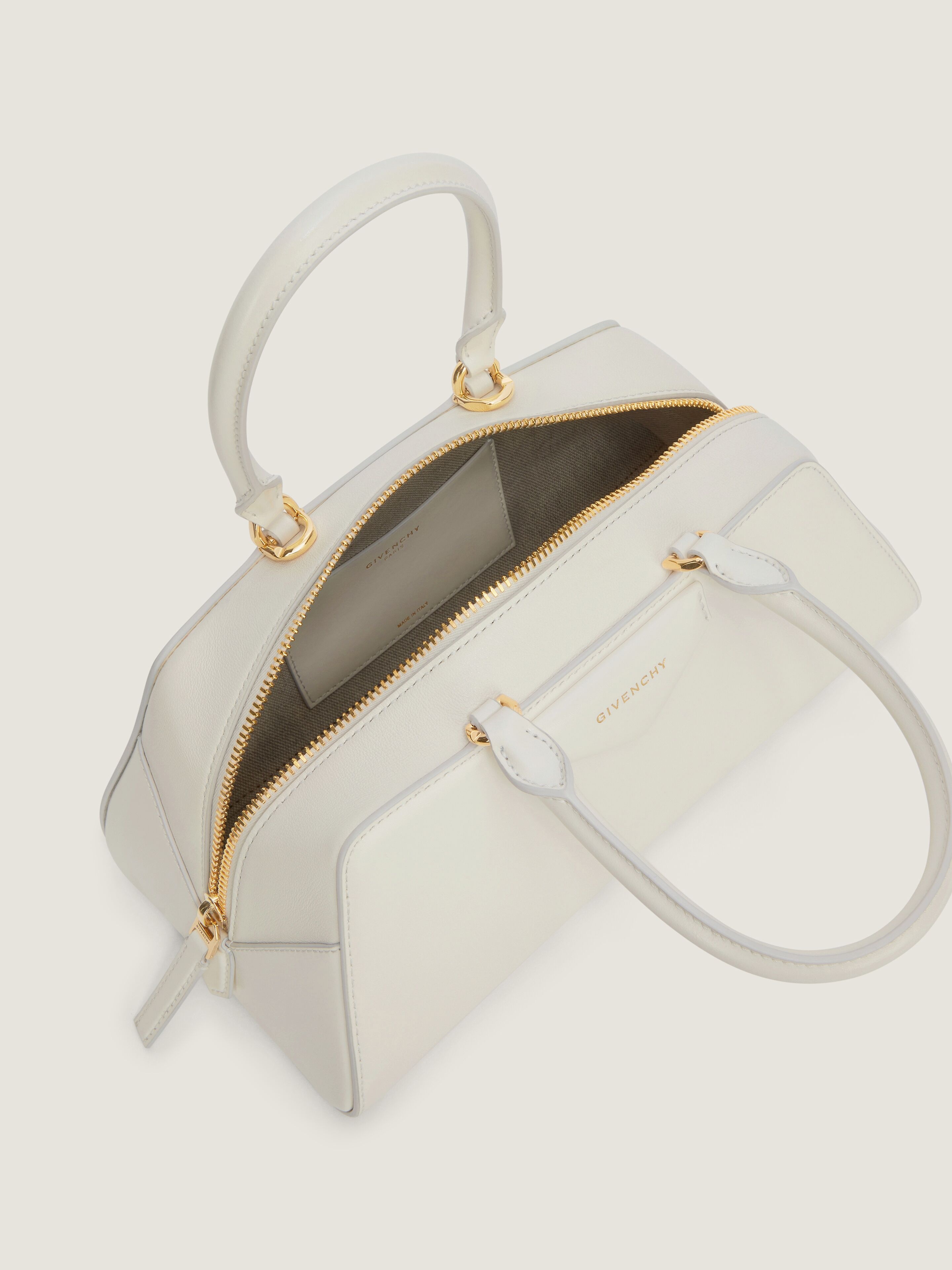 SMALL ANTIGONA CUBE EAST-WEST BAG IN BOX LEATHER - 5