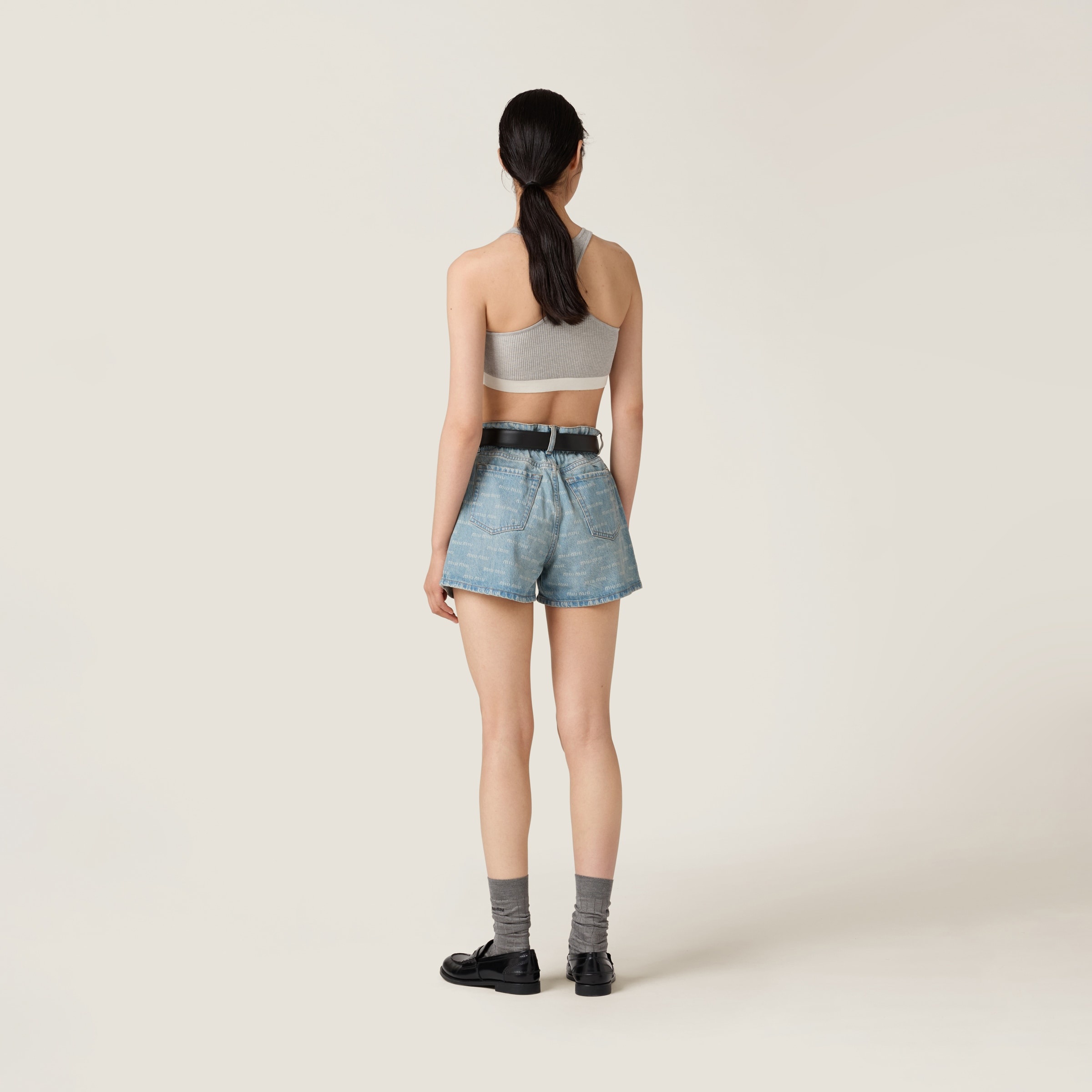 Denim shorts - 3