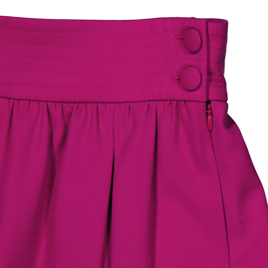 Moschino Ladies Fuchsia Flared Midi Skirt - 7
