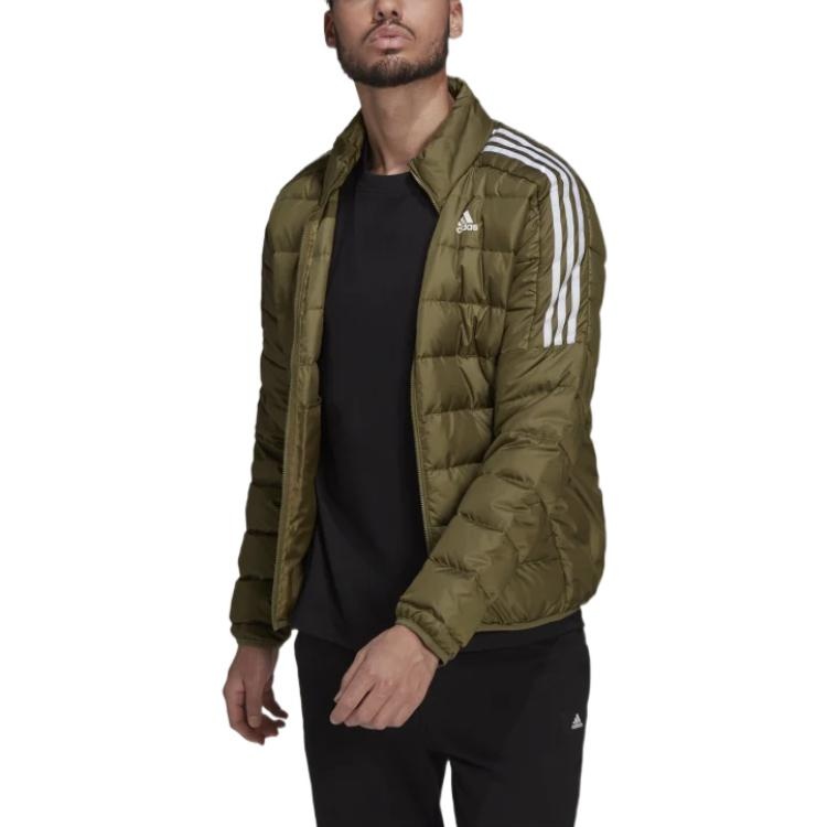 (WMNS) adidas Essentials Down Jacket 'Legacy Green' GH4596 - 3