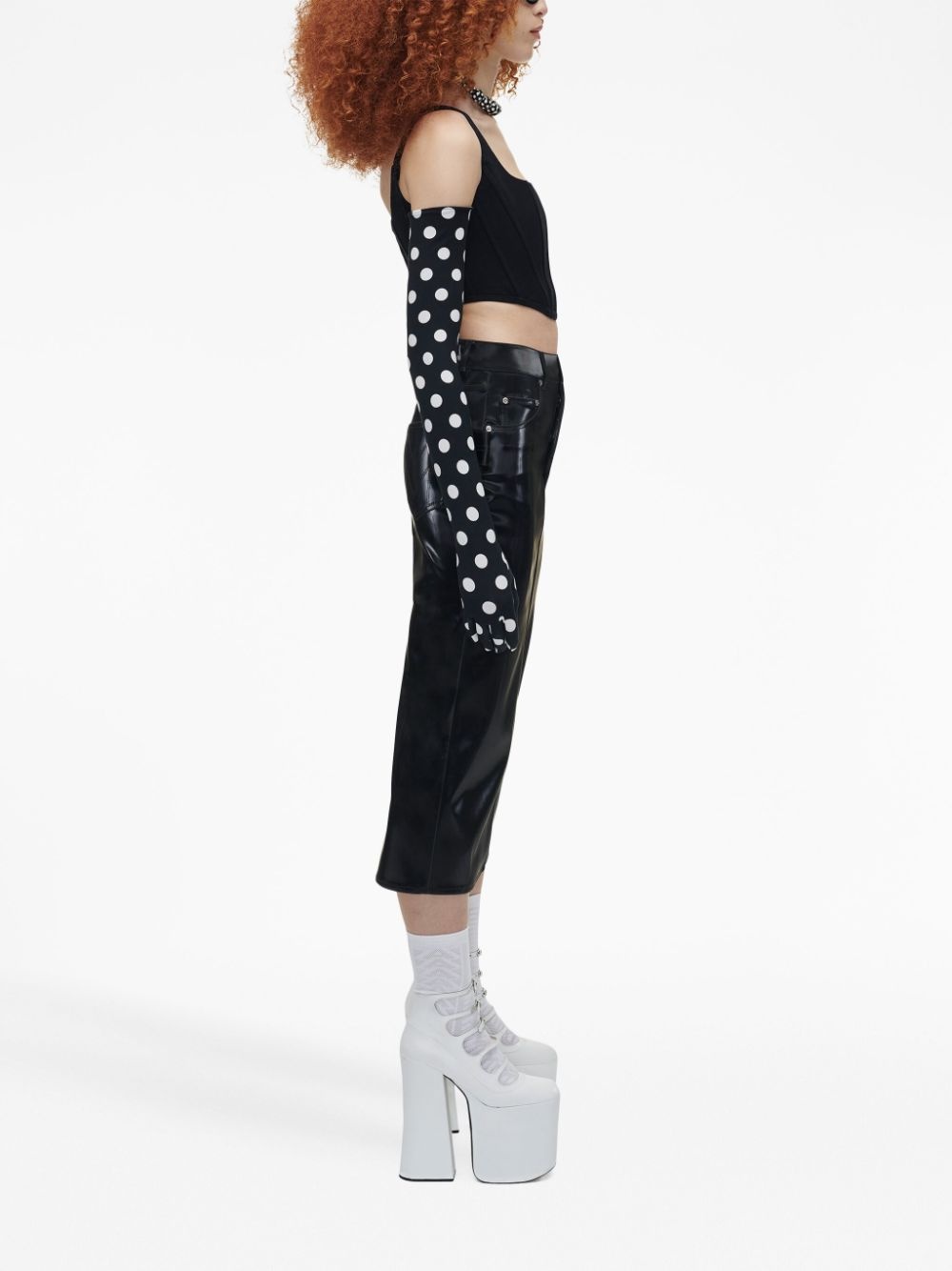 reflective midi skirt - 3