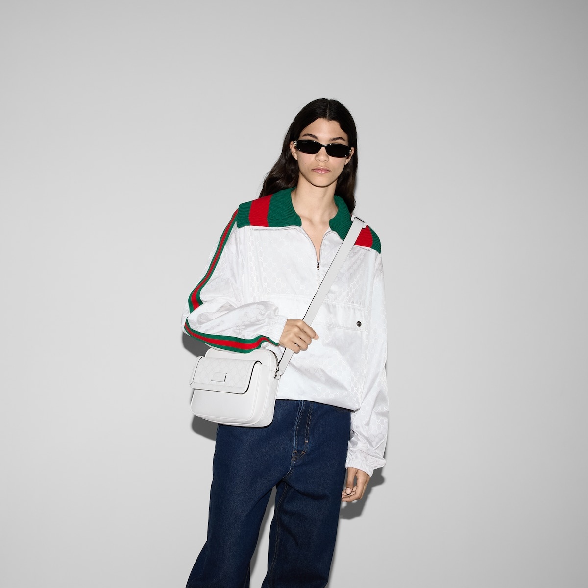 Small GG crossbody bag with tag - 4