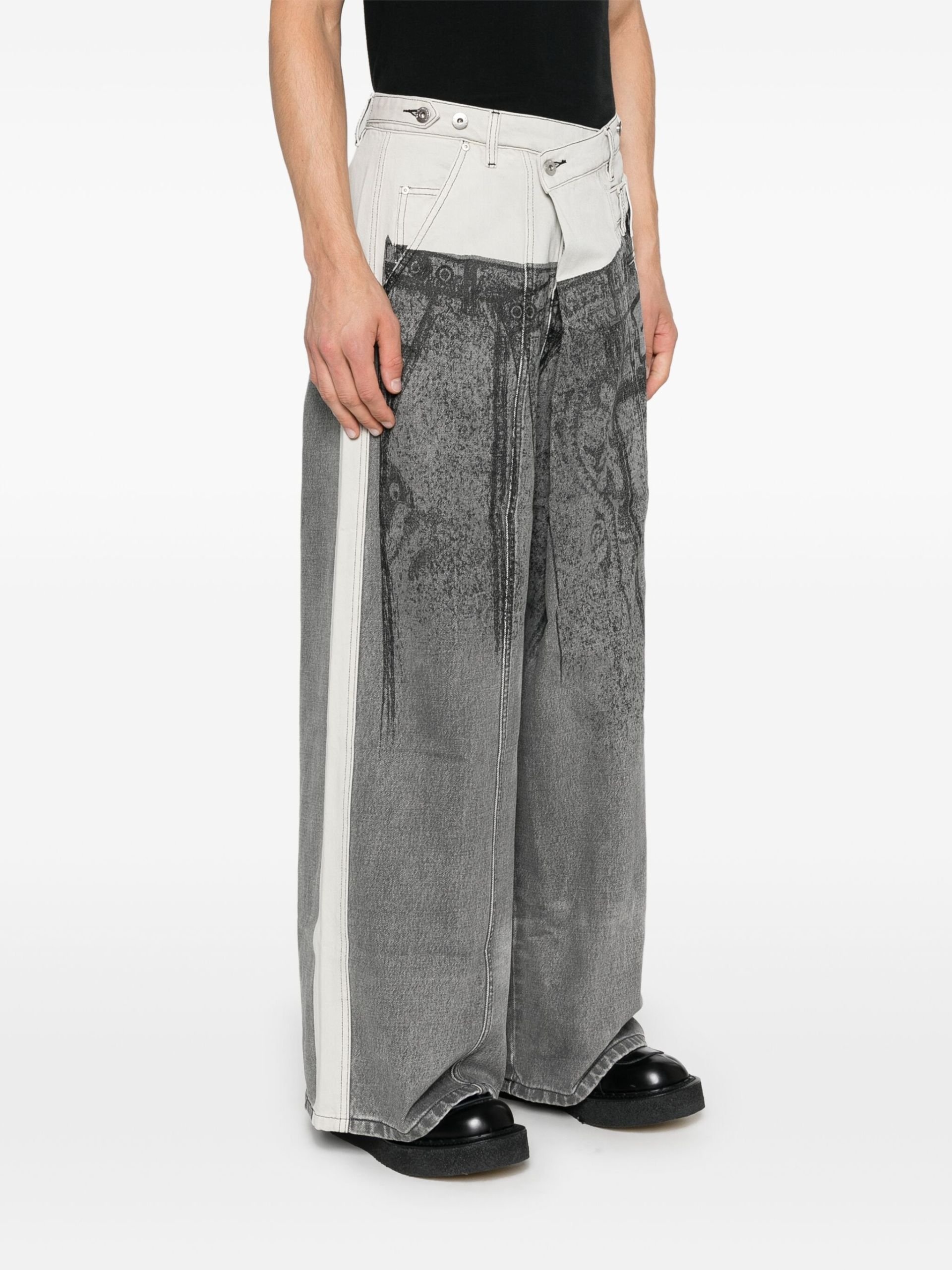 Panelled Jeans - 3