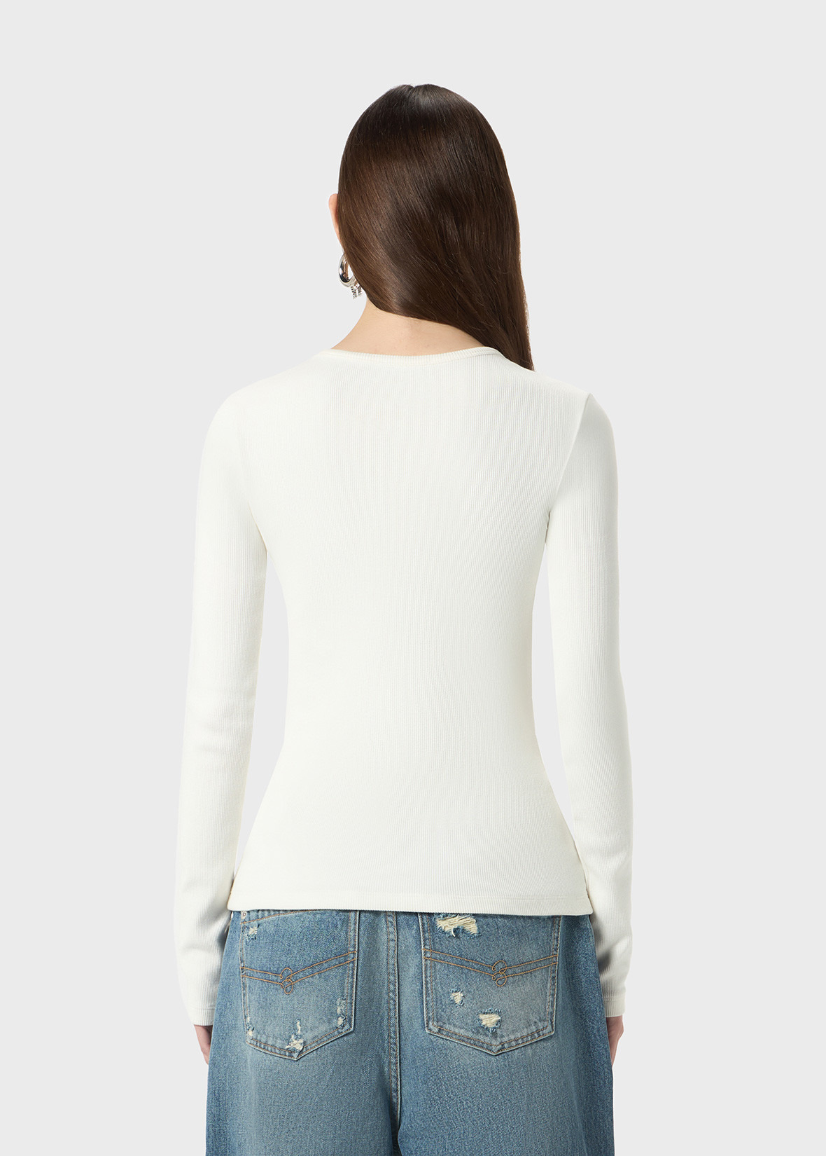 PRINTED JERSEY SWEATER - 4
