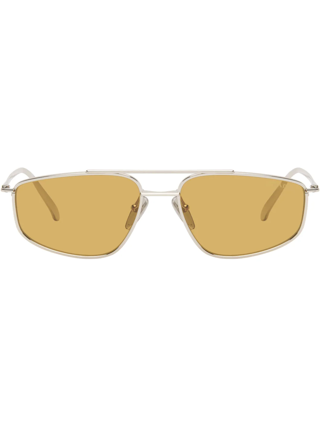 Silver Aviator Sunglasses - 1