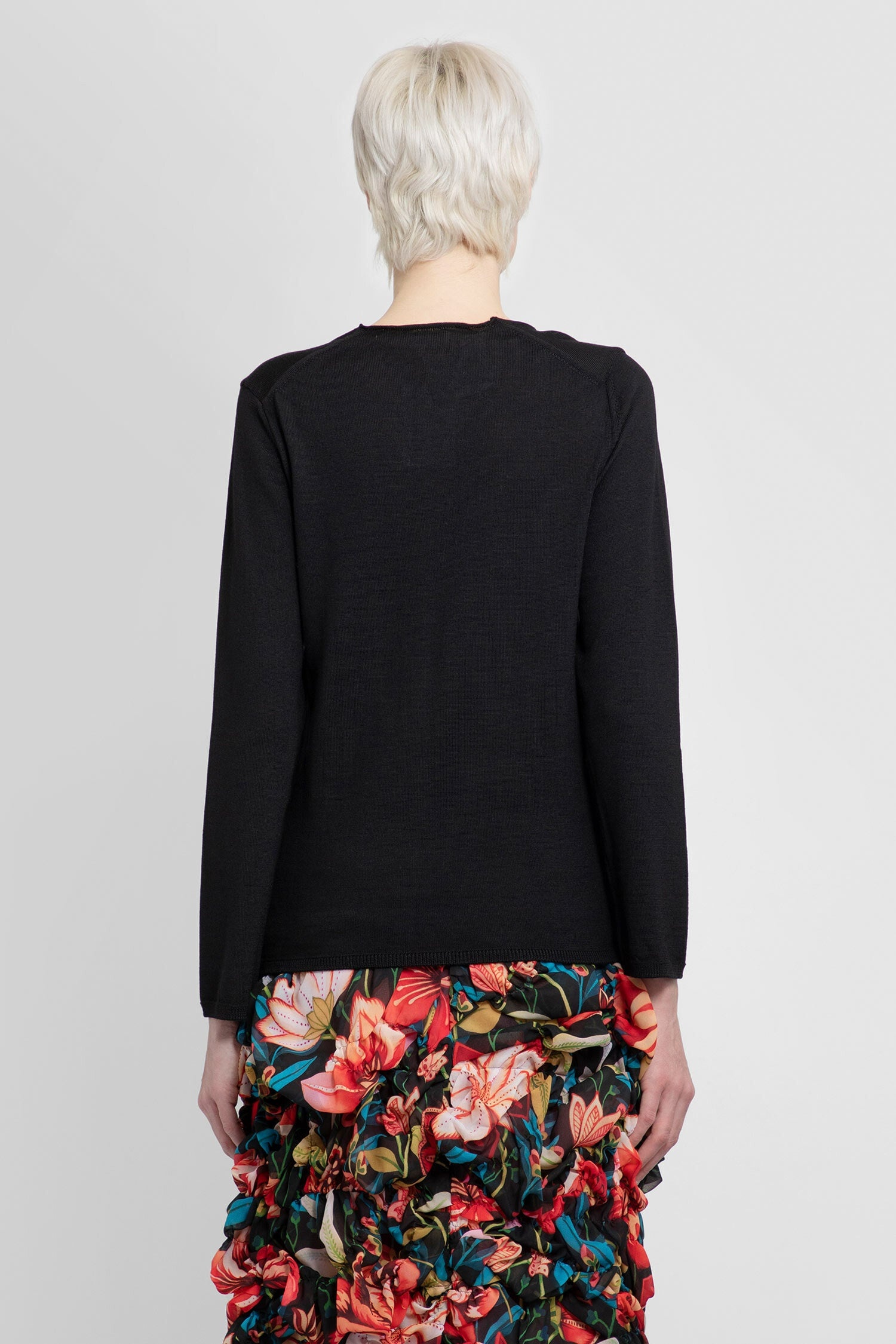 COMME DES GARCONS WOMAN BLACK KNITWEAR - 4