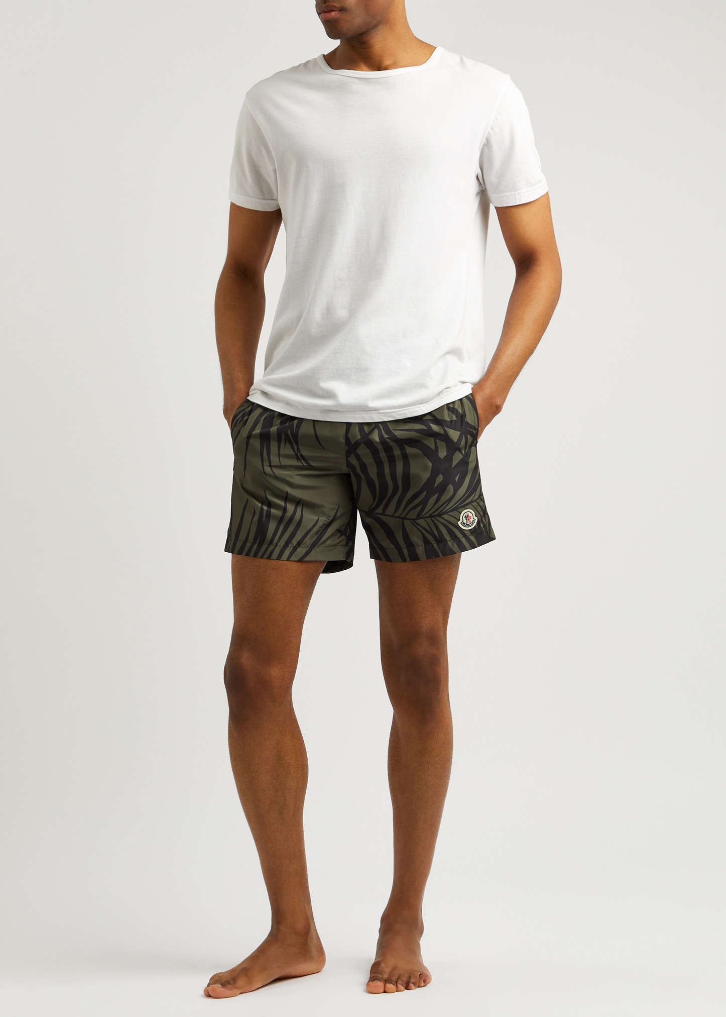 Printed shell swim shorts - 4