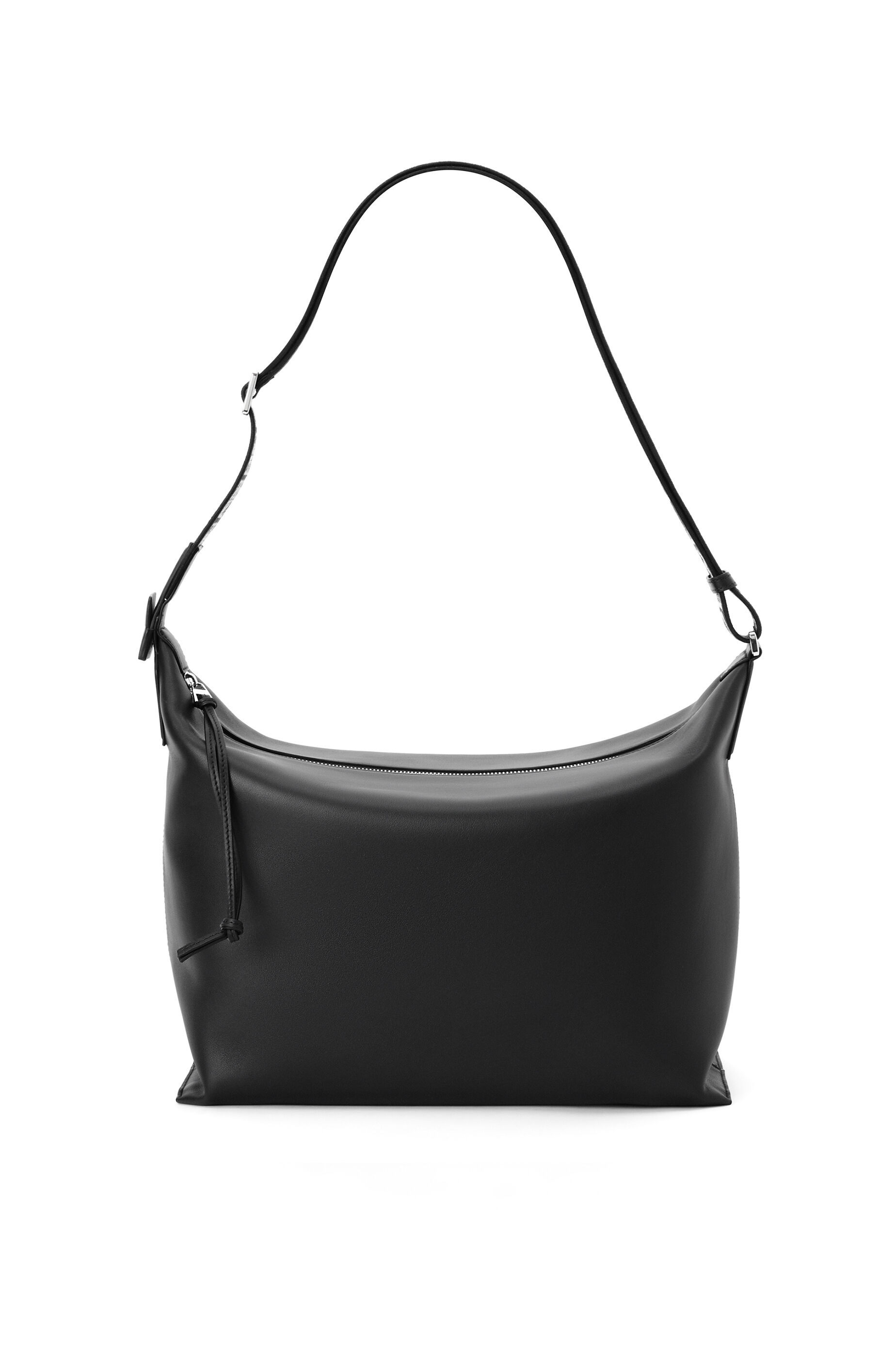 Cubi Crossbody bag in supple smooth calfskin and jacquard - 2