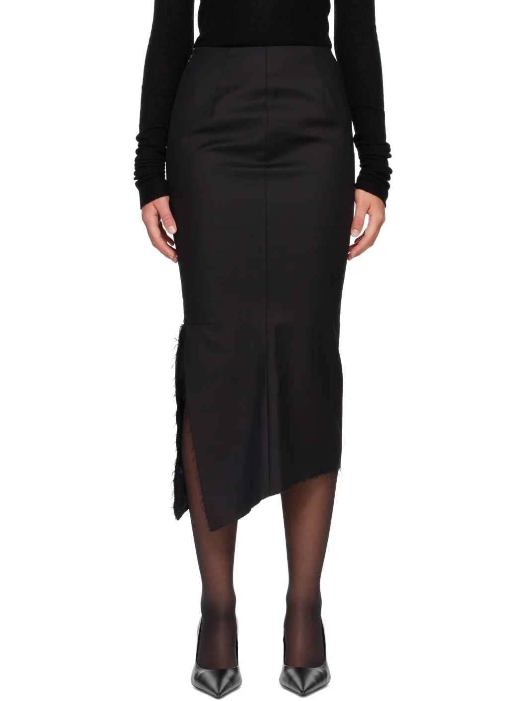Black Madame R. Midi Skirt - 1