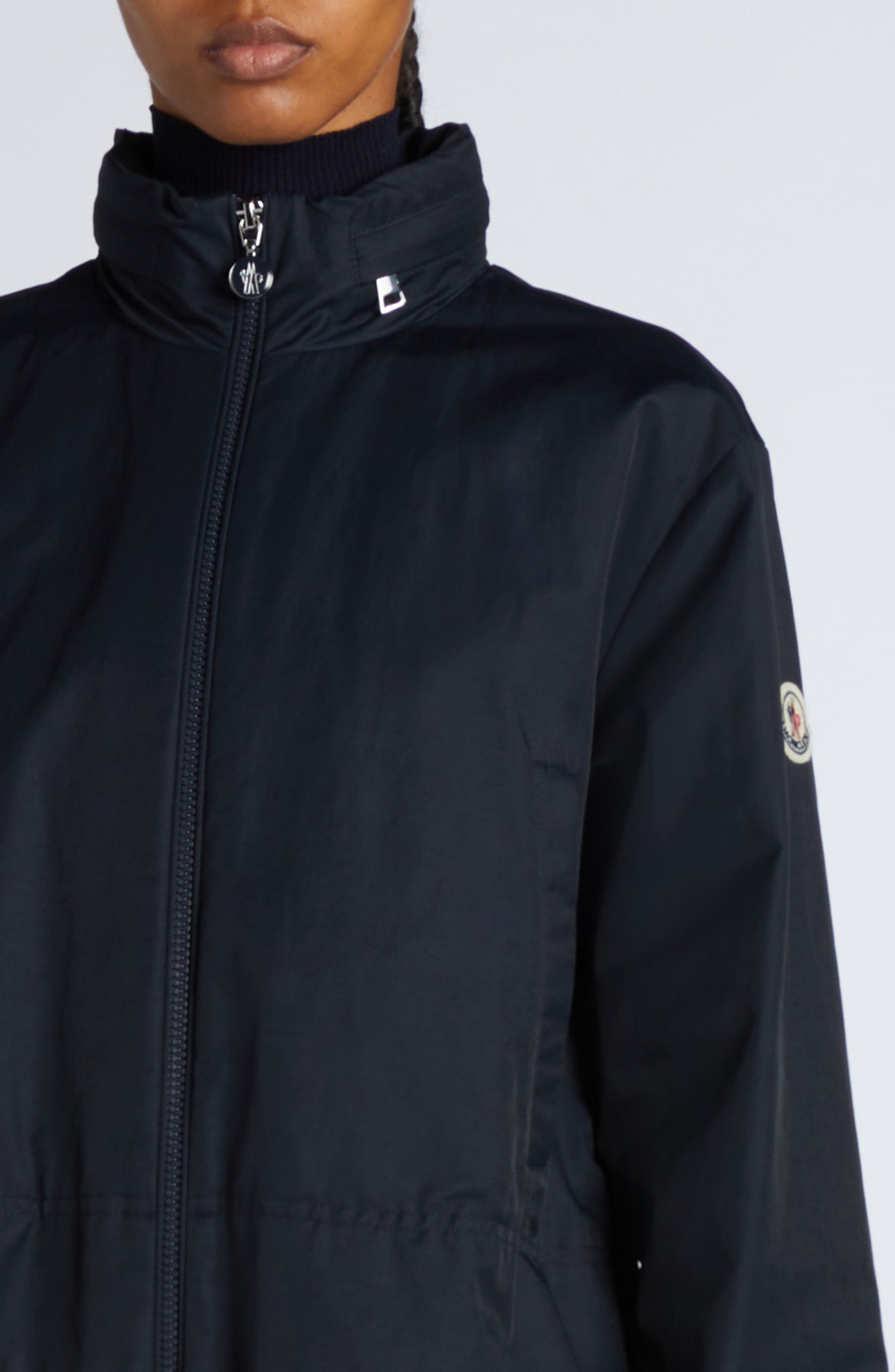 Moncler Janze Nylon Jacket in Navy Blue at Nordstrom - 5