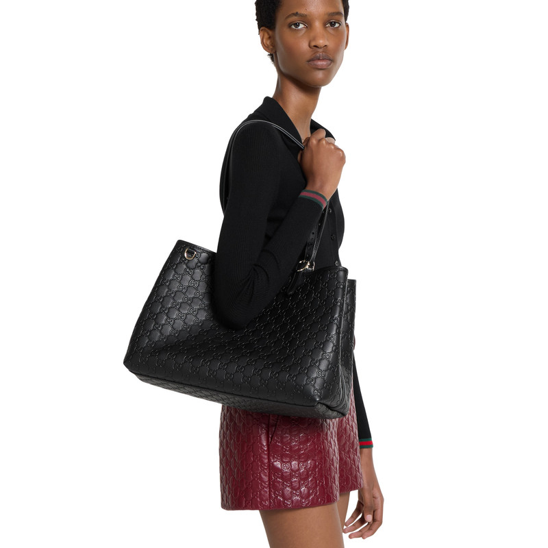 GG Emblem large tote bag 4