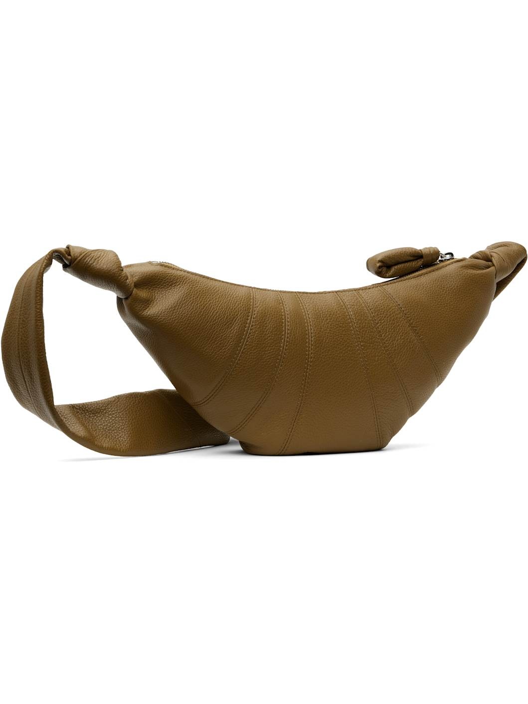 Brown Small Croissant Bag - 3