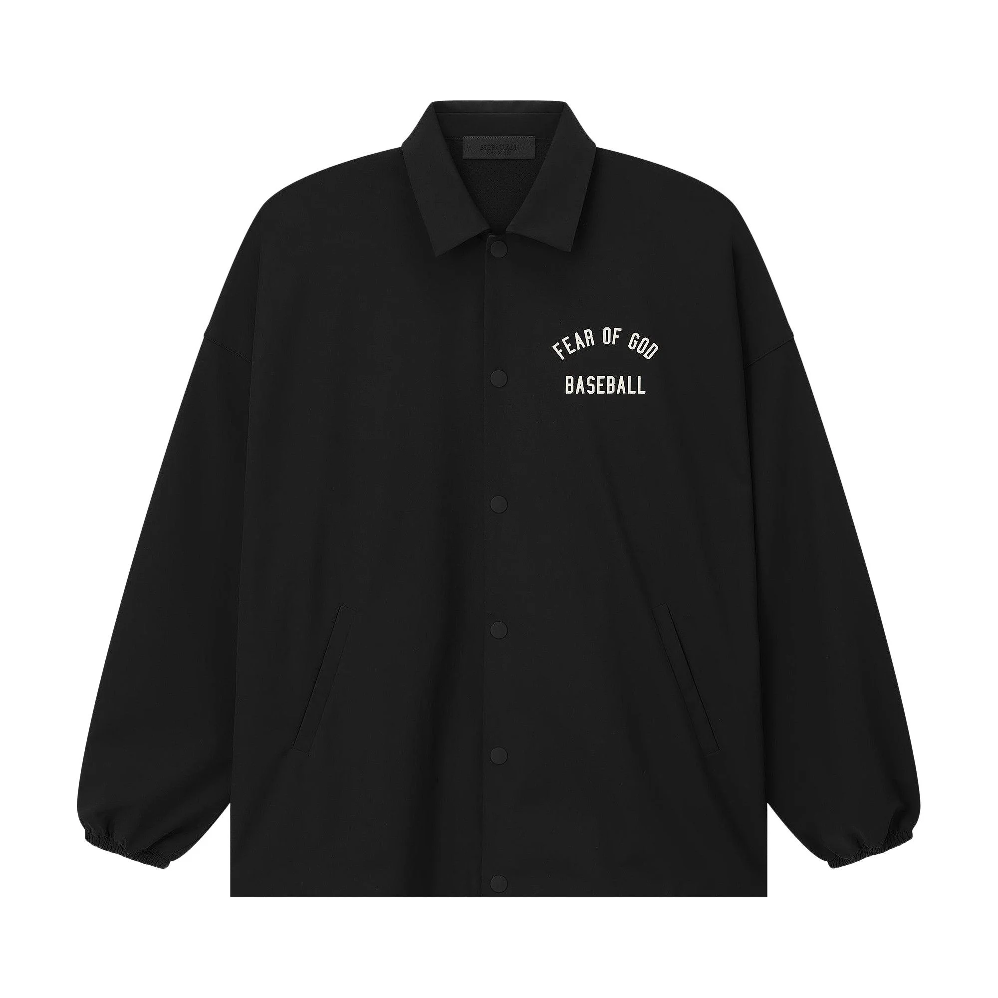 Fear of God Essentials MLB Coaches Jacket 'Black' - 1