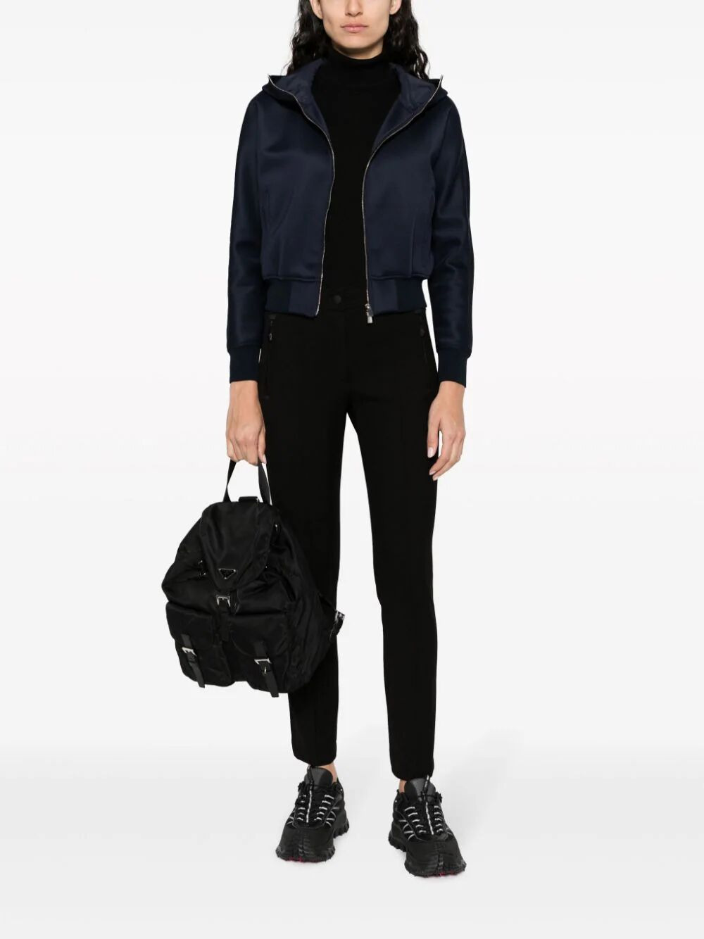 Moncler Women Grenoble Mid-Rise Stretch Trousers - 5