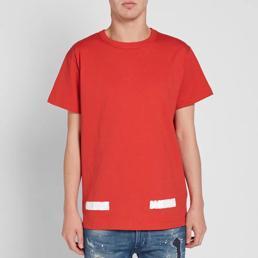Off-White Brushed Diagonal S/S T-Shirt OMAA002F161850102001 - 4