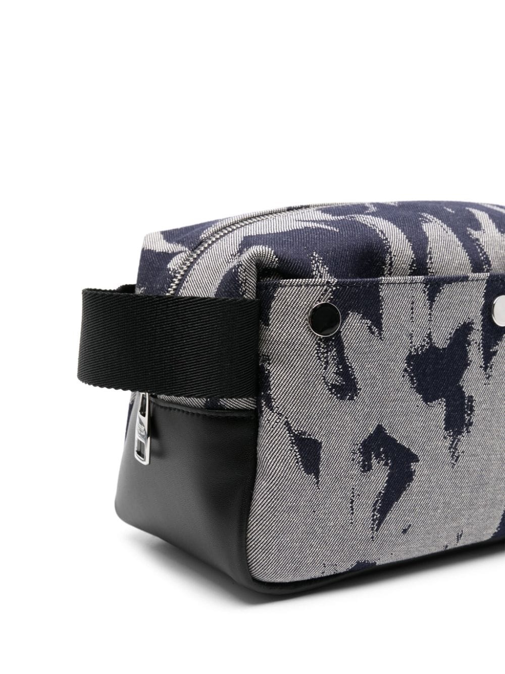 logo-print wash bag - 2