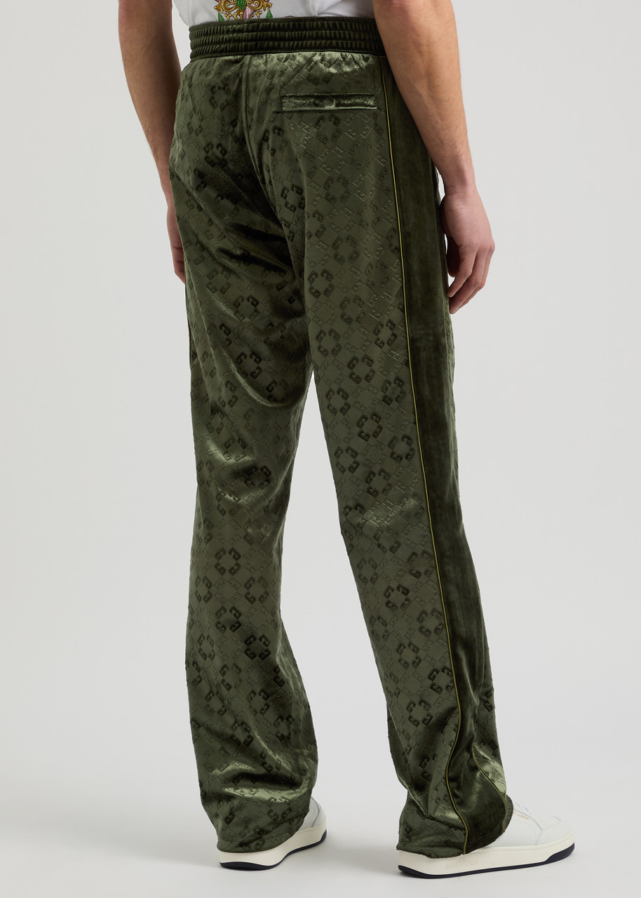 Givenchy Logo-jacquard Velour Sweatpants - 3