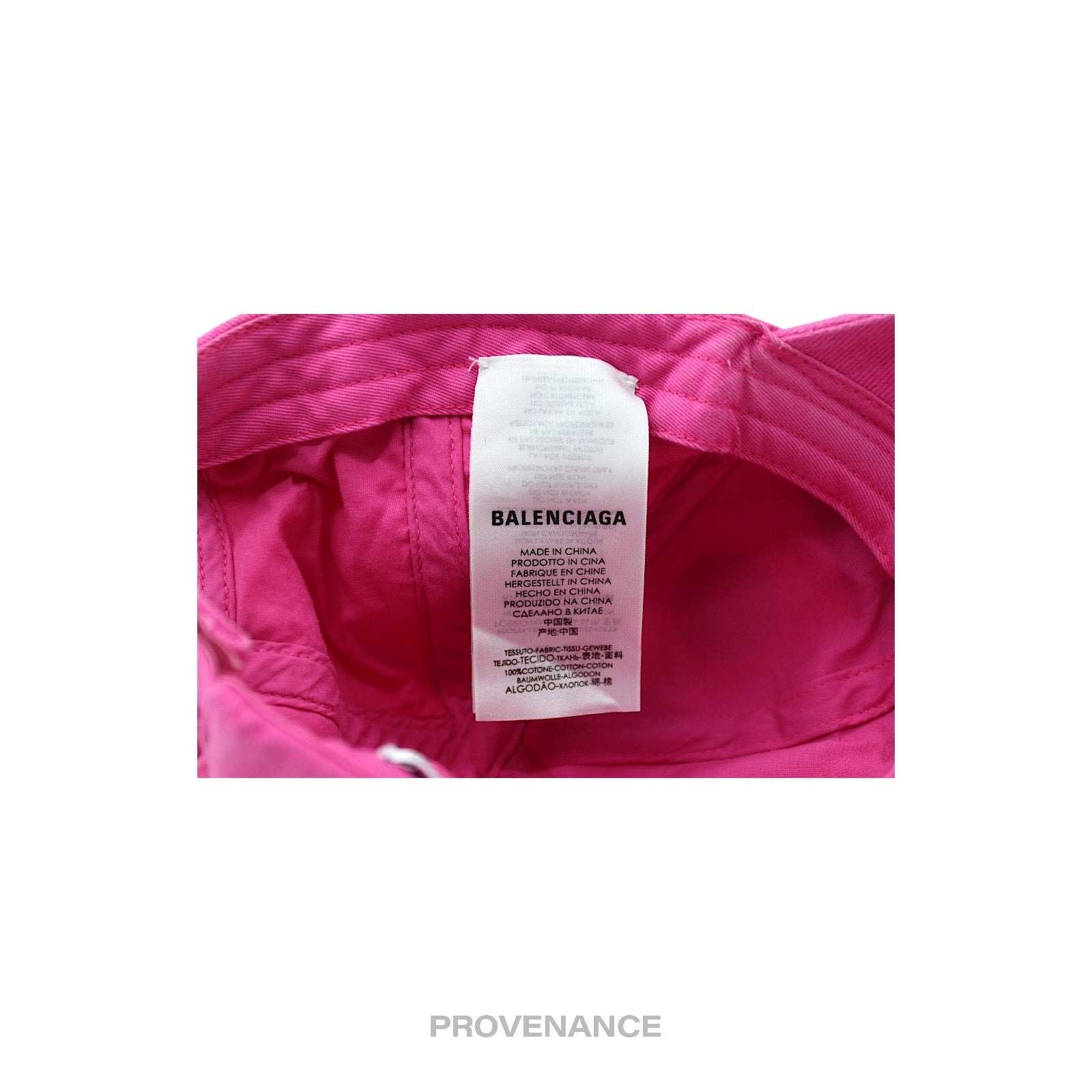 Balenciaga Embroidered Logo Cap - Washed Pink - 9