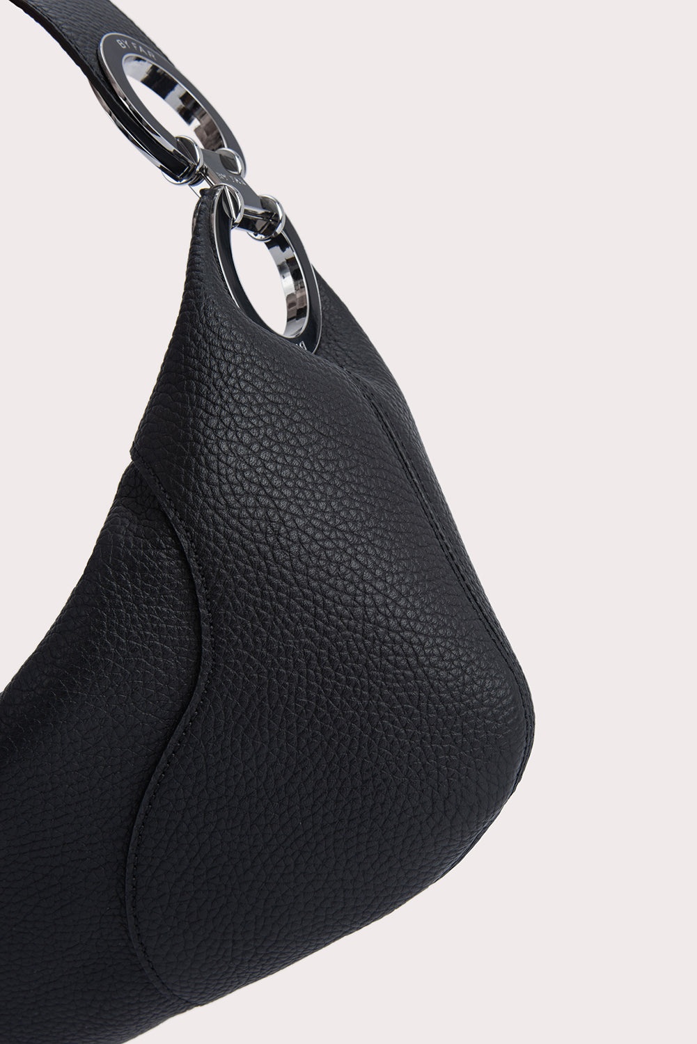 AMIRA BLACK FLAT GRAIN LEATHER - 4