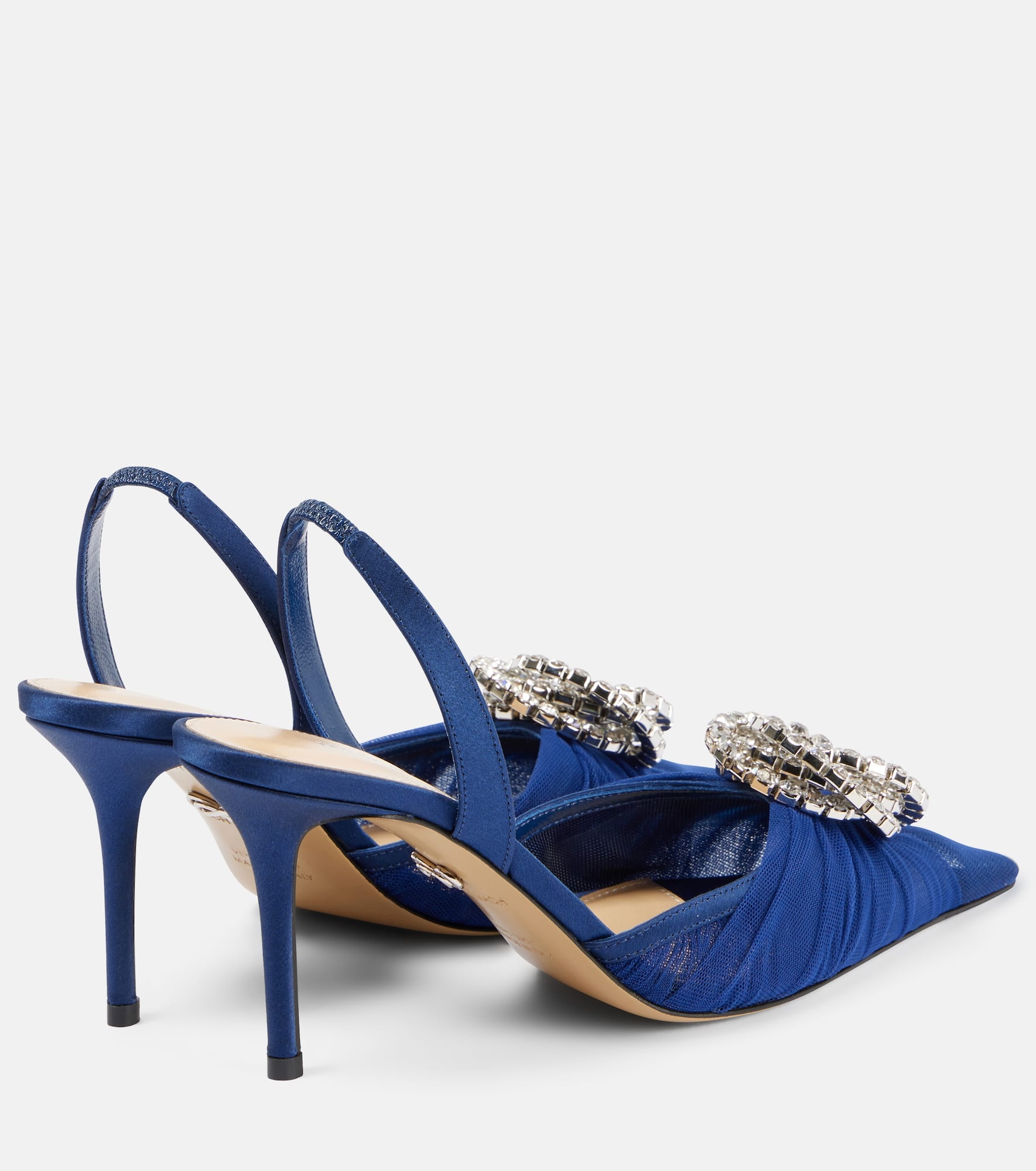 Galaxy 85 tulle slingback pumps - 2